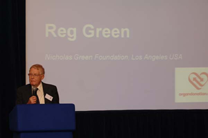 Reg Green, founder of Nicholas Foundation, opened the PDP event